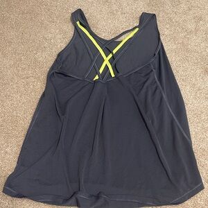 VSX Gray Tank Top with Yellow Highlights